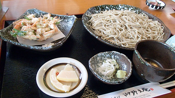 御野立庵のお蕎麦
